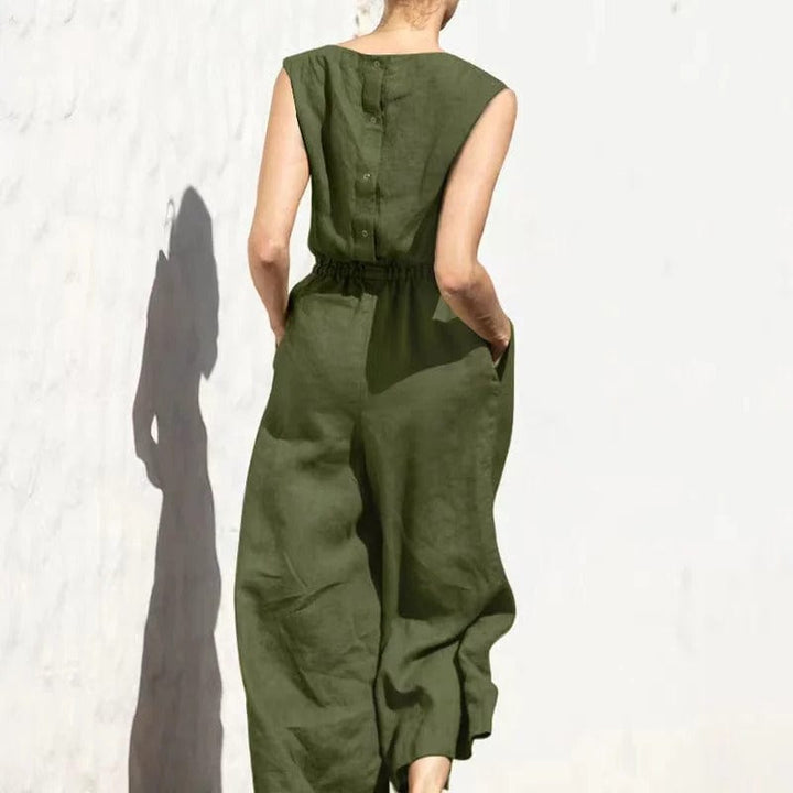 Lune London | Cotton-Linen Jumpsuit