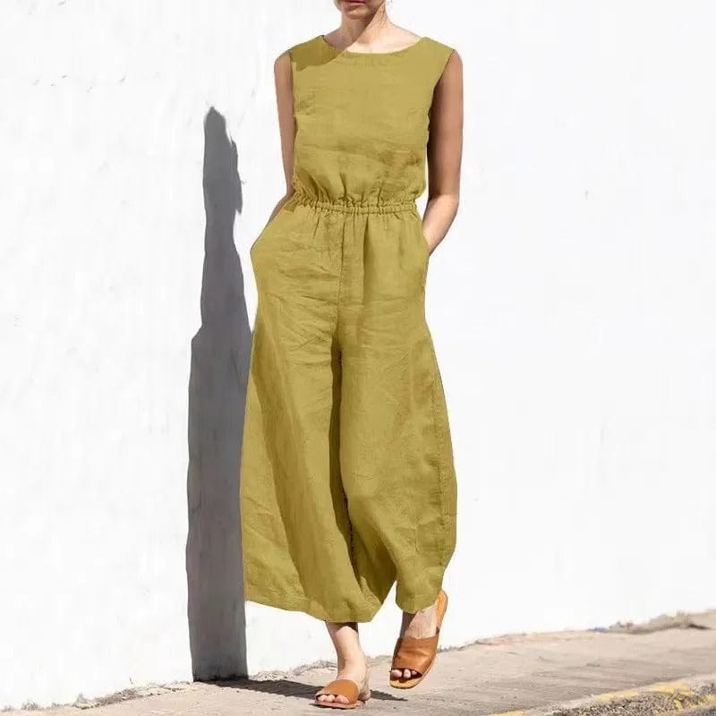 Lune London | Cotton-Linen Jumpsuit