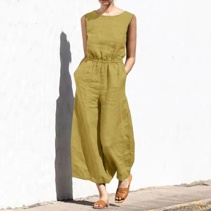Lune London | Cotton-Linen Jumpsuit