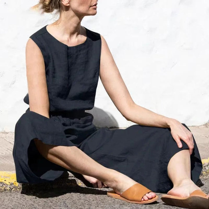 Lune London | Cotton-Linen Jumpsuit