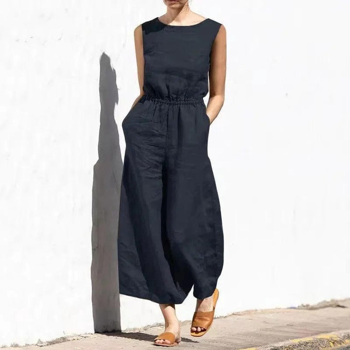 Lune London | Cotton-Linen Jumpsuit
