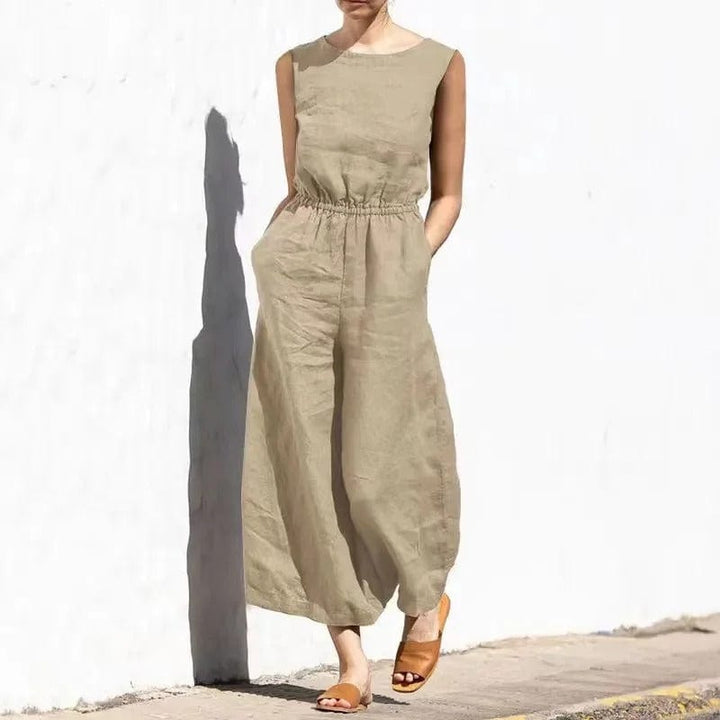 Lune London | Cotton-Linen Jumpsuit