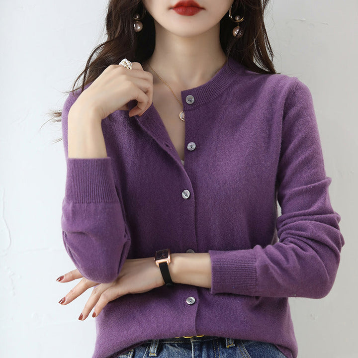 Lune London | Cozy cardigan with fine pattern