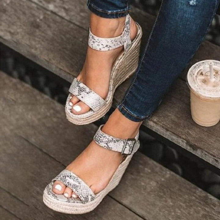 Lune London | Sandals with Open Toe and Ankle Strap