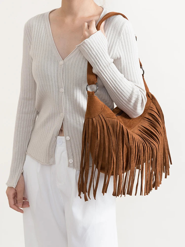 Lune London | Suede Shoulder Bag