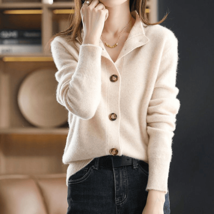 Lune London | Cardigan - Wool Blend - Button Closure - Soft and Warm - Casual Fit