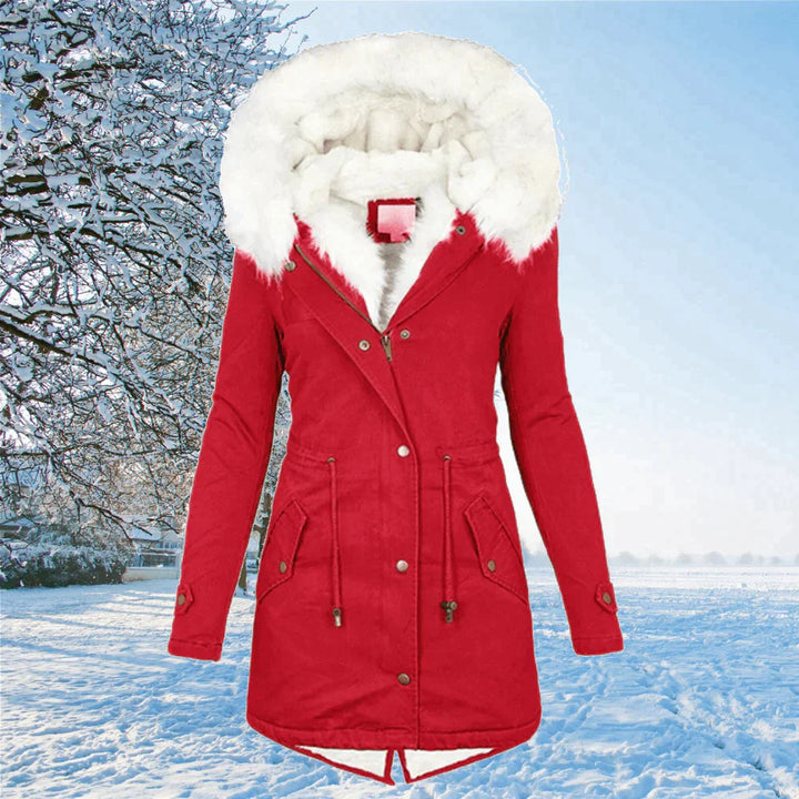 Amarae | The new parka jacket with hood and fur lining in oversized size