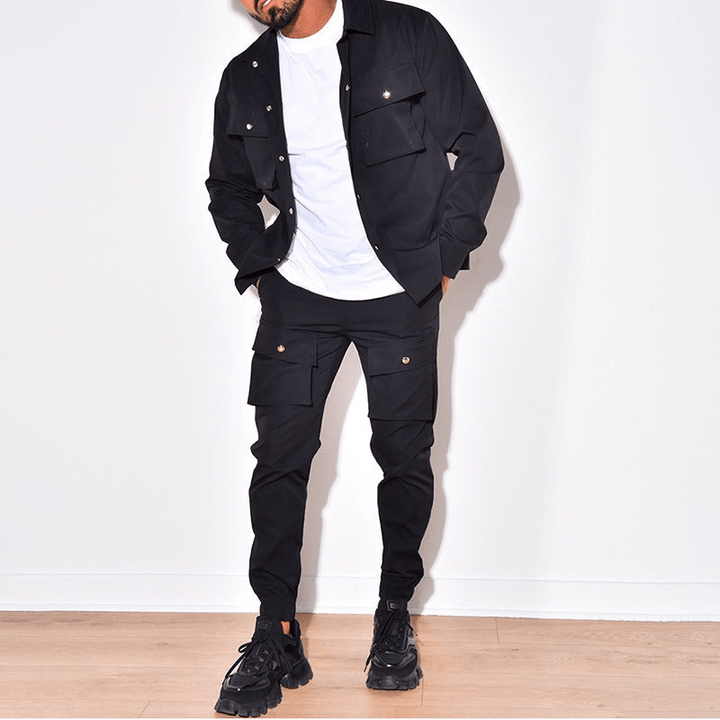 Lune London | Two-piece Men's Cargo Suit Men's Cargo Pants & Shirt Trendy