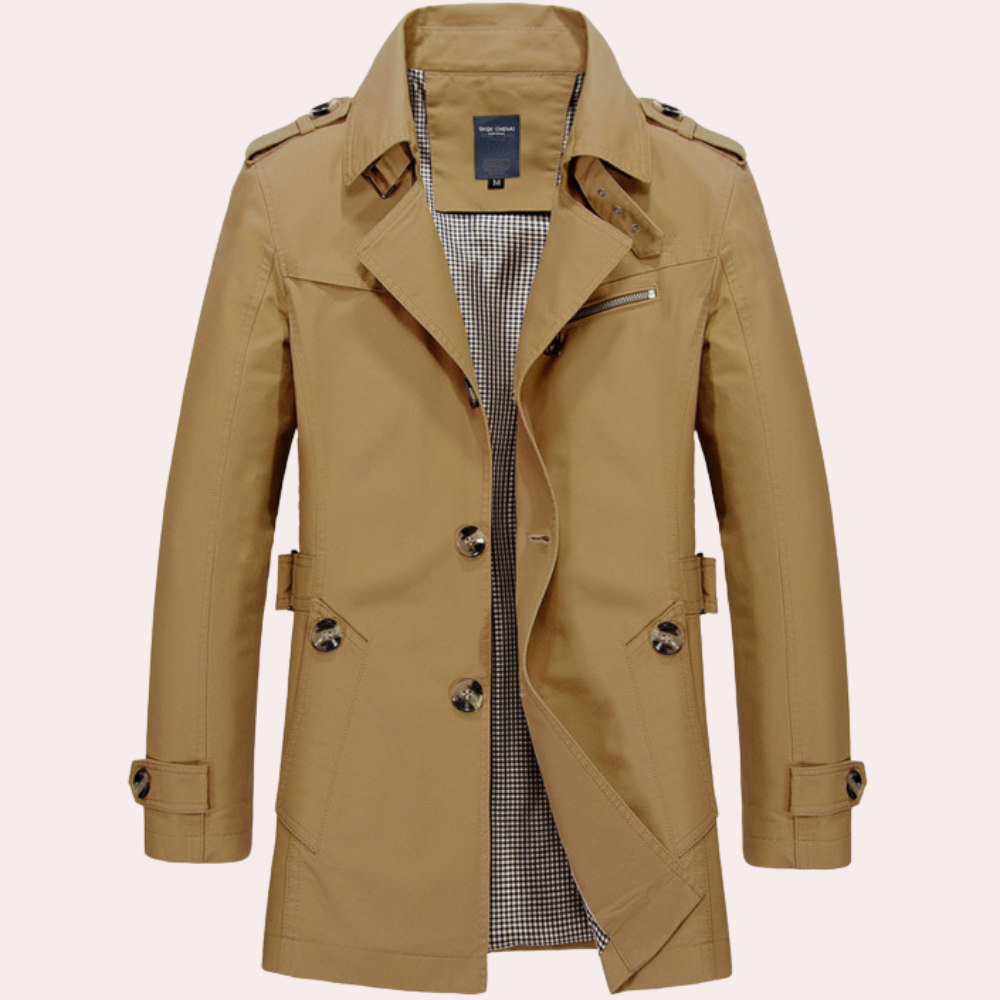 Lune London | Trench coat for men - Stylish and elegant spring jacket