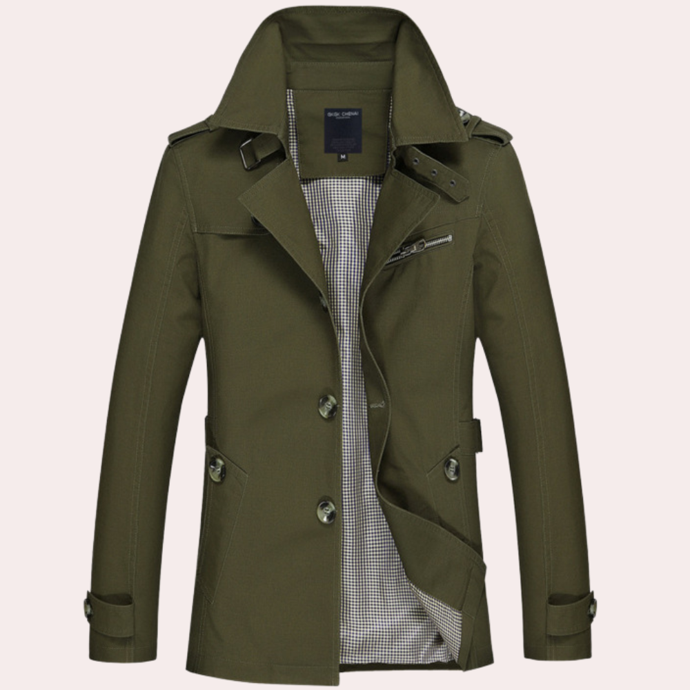 Lune London | Trench coat for men - Stylish and elegant spring jacket