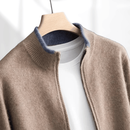 Amarae | Men's Cashmere Zip Jacket