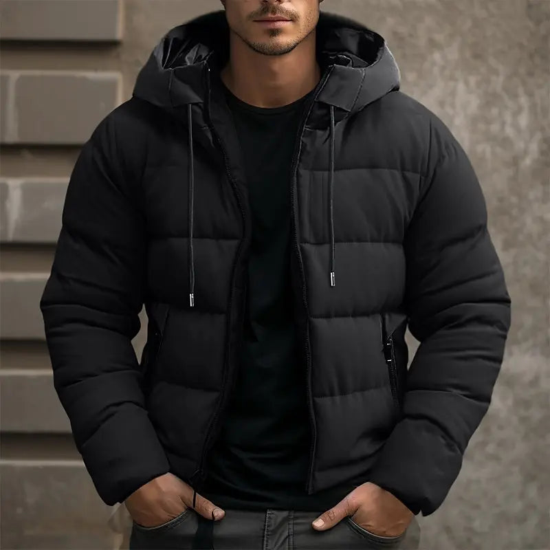 Lune London | Men's Hooded Insulated Puffer Jacket for Winter