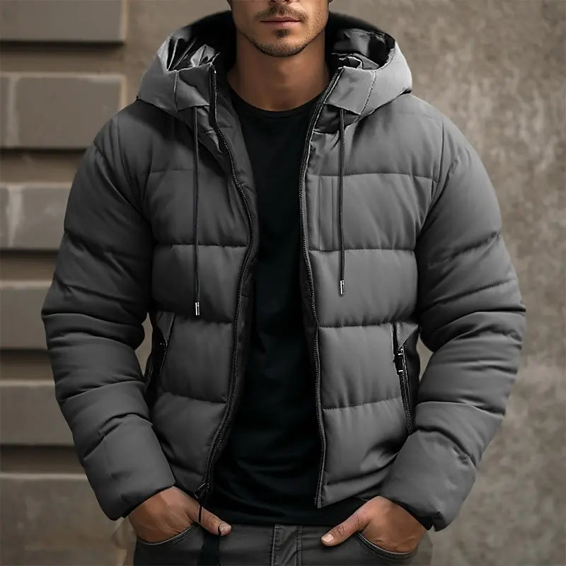 Lune London | Men's Hooded Insulated Puffer Jacket for Winter