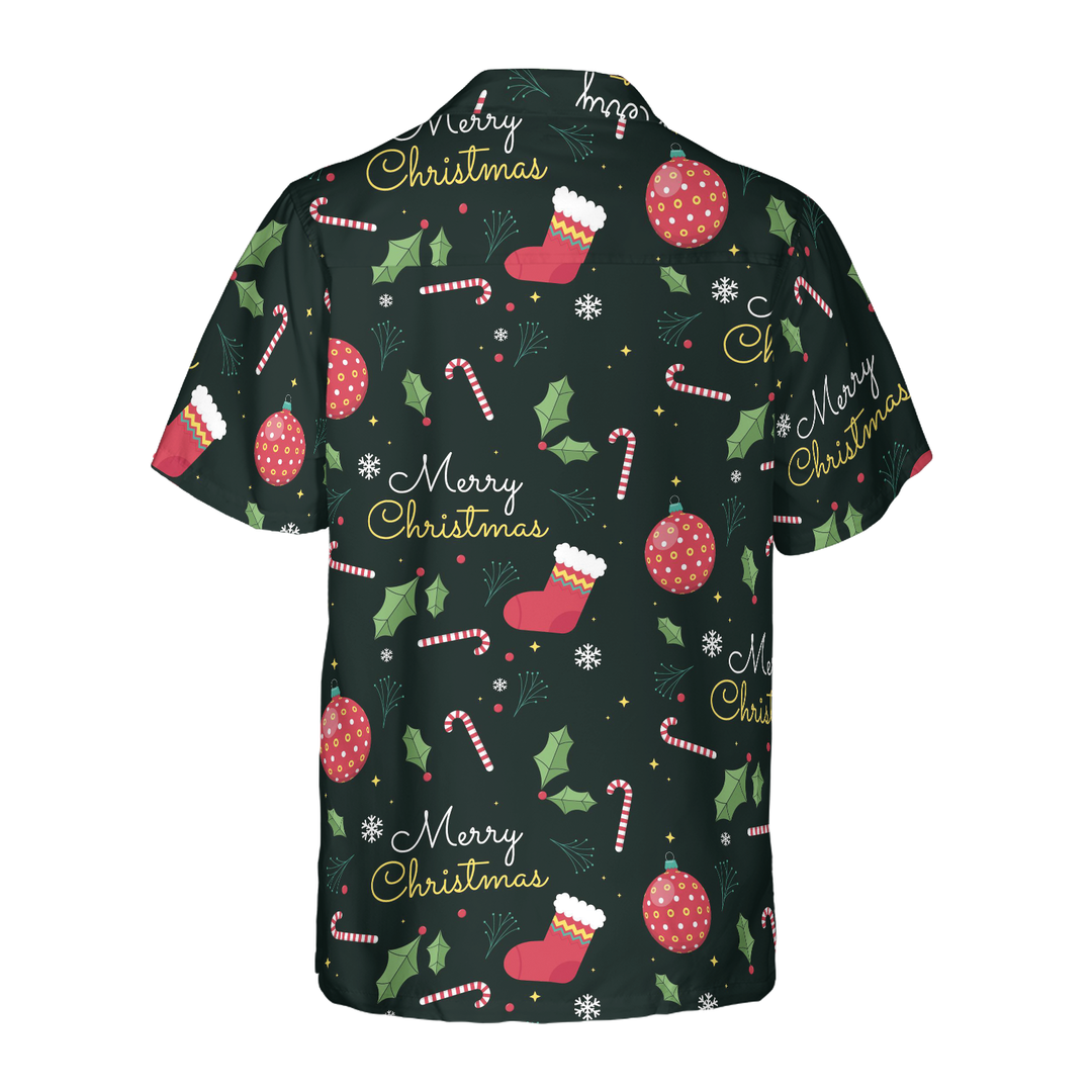 Lune London | Hyperfavor Christmas Hawaiian Shirts, Short Sleeve Merry Christmas Pattern Shirt, Christmas Shirt Gift Idea for Men and Women