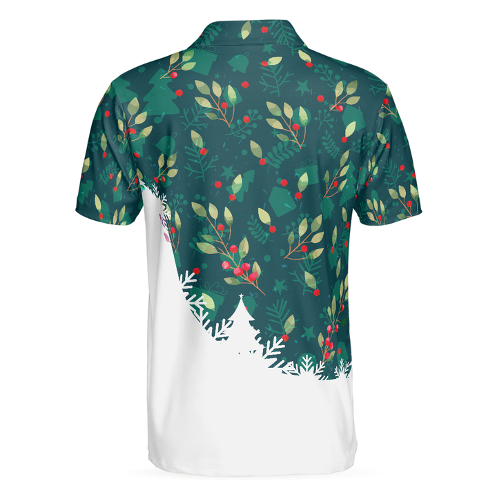 Lune London | Christmas Golf Shirts for Men and Women, Christmas Socks with Golf Ball Pattern Short Sleeve T-Shirt for Men