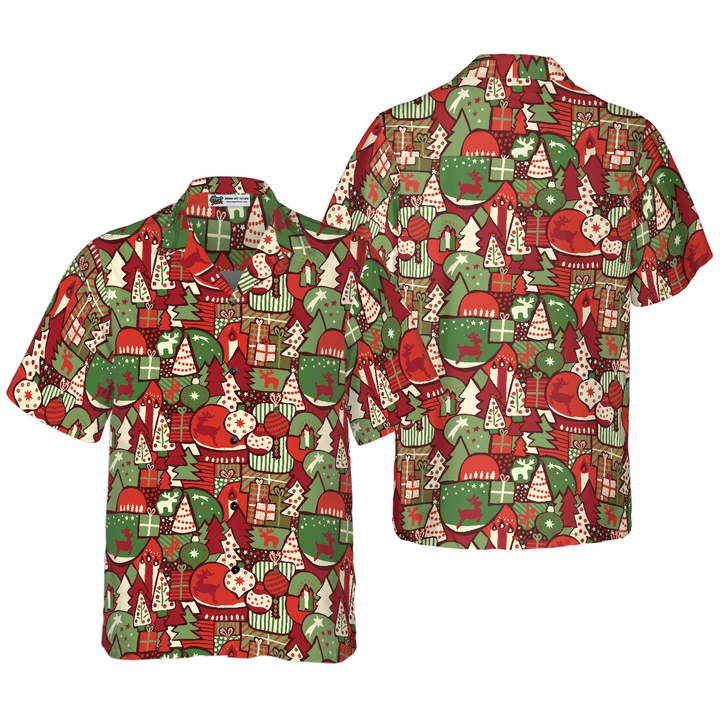 Lune London | Hawaiian shirts, short-sleeve patterned Christmas gift shirt, Christmas gift idea for men and women