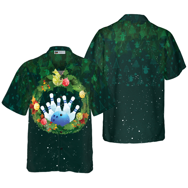 Lune London | Christmas Hawaiian shirts for men and women, short button Hawaiian shirt with Christmas crown.png