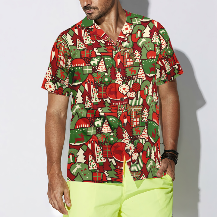Lune London | Hawaiian shirts, short-sleeve patterned Christmas gift shirt, Christmas gift idea for men and women