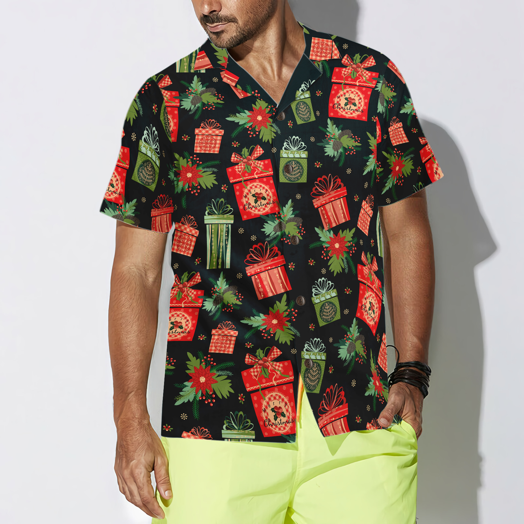 Lune London | Hyperfavor Christmas Hawaiian Shirts, Christmas Gift Print Short Sleeve Shirt, Christmas Gift Shirt Ideas for Men and Women