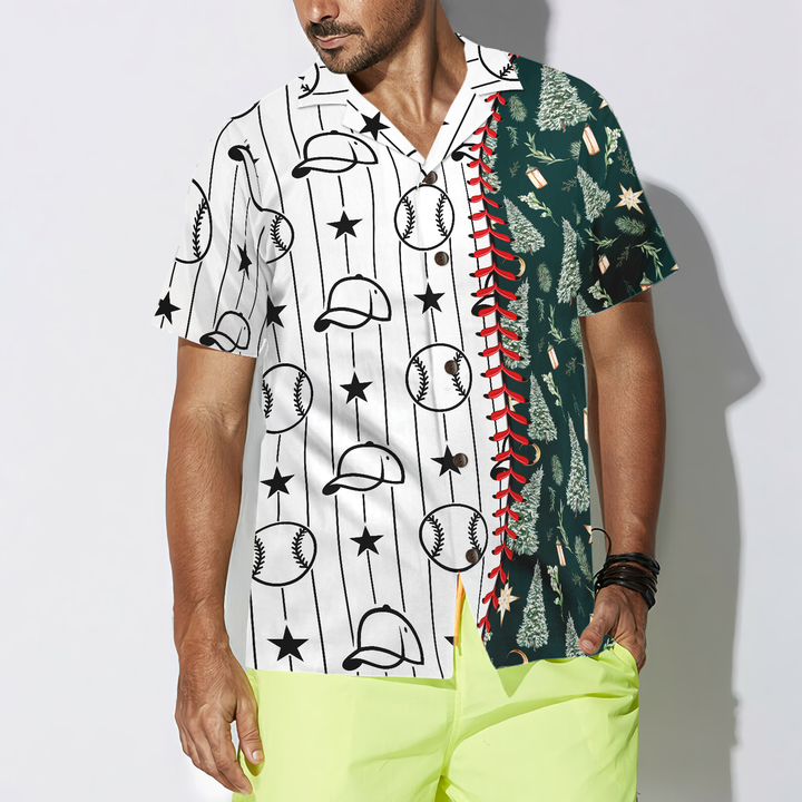 Lune London | Hyperfavor Hawaiian Christmas Shirts, Short Sleeve Baseball Print T-Shirt, Christmas T-Shirt Gift Idea for Men and Women