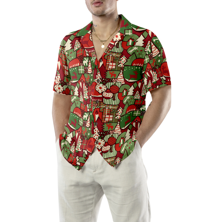 Lune London | Hawaiian shirts, short-sleeve patterned Christmas gift shirt, Christmas gift idea for men and women