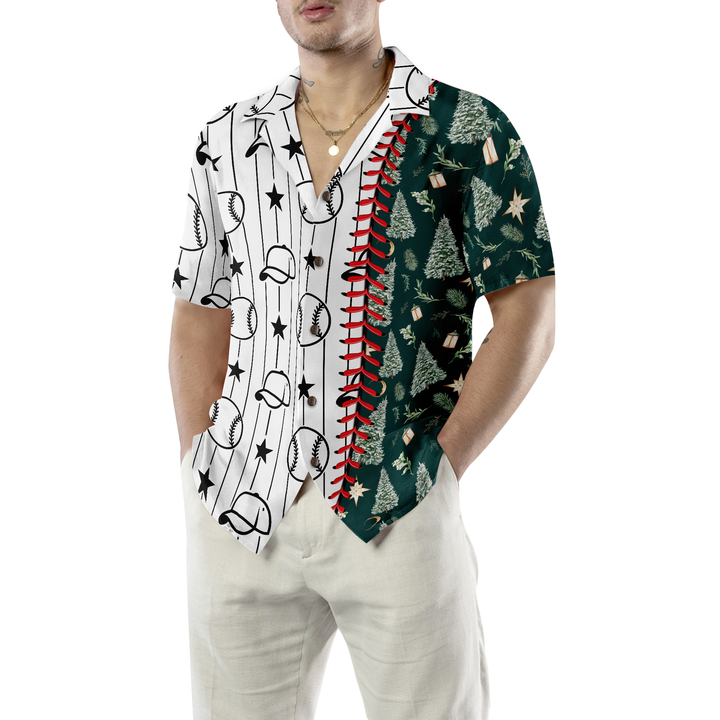 Lune London | Hyperfavor Hawaiian Christmas Shirts, Short Sleeve Baseball Print T-Shirt, Christmas T-Shirt Gift Idea for Men and Women