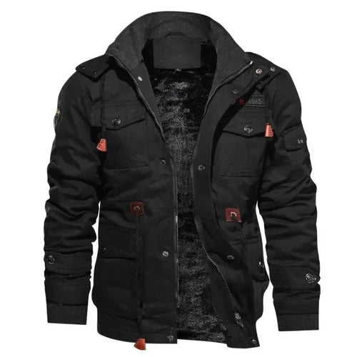 Amarae | Multiple-Pocket Leisure Fleece Jacket Men
