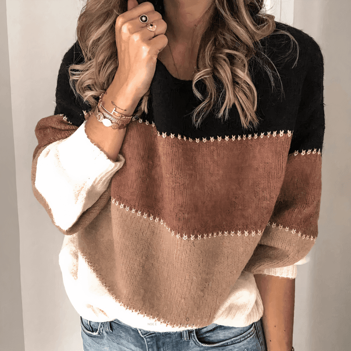 Lune London | Loose Striped Sweater for Women