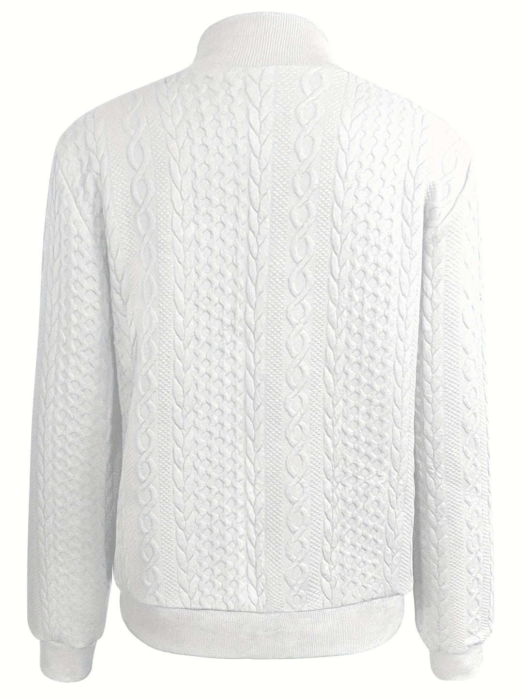 Amarae | Casual bomber jacket with texture and zipper