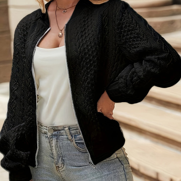 Lune London | Textured Bomber Jacket