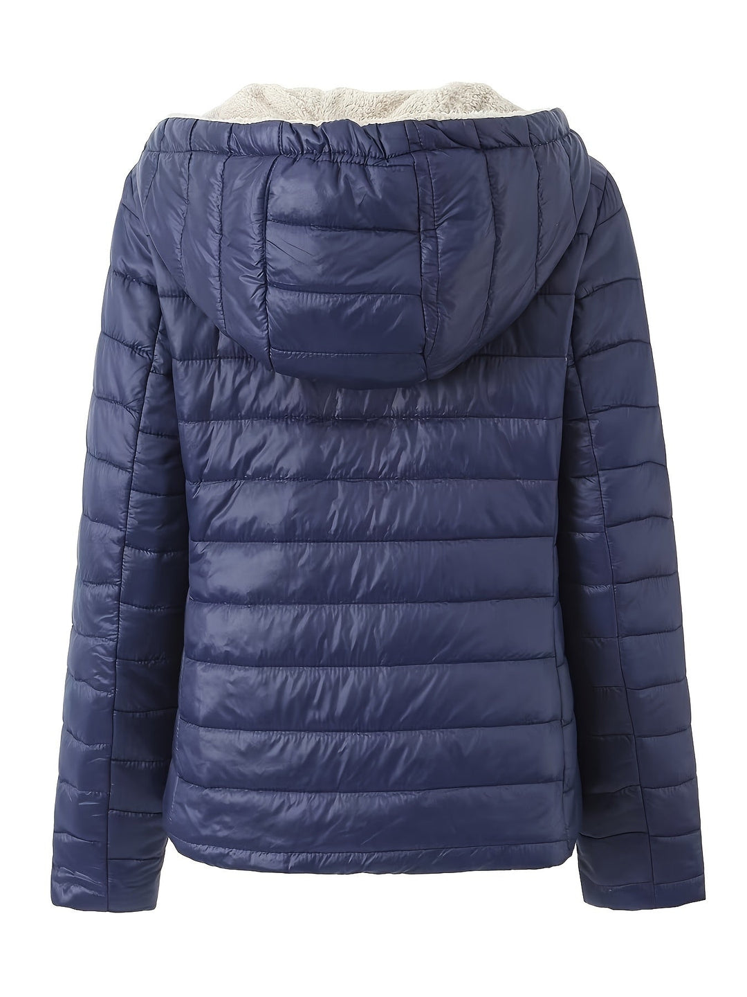 Amarae | Warm Puffy Jacket with Zipper and Faux Fur Lining