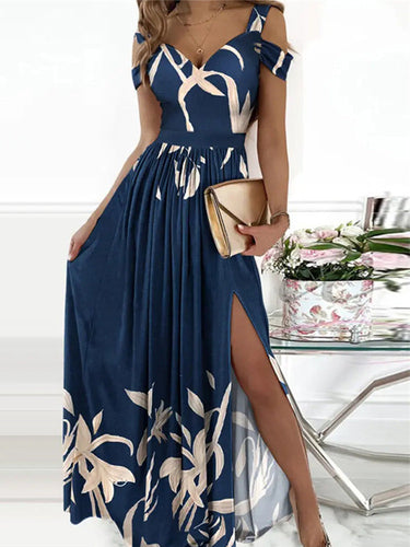 Amarae | Elegant Off-Shoulder Office Ladies Long Dress