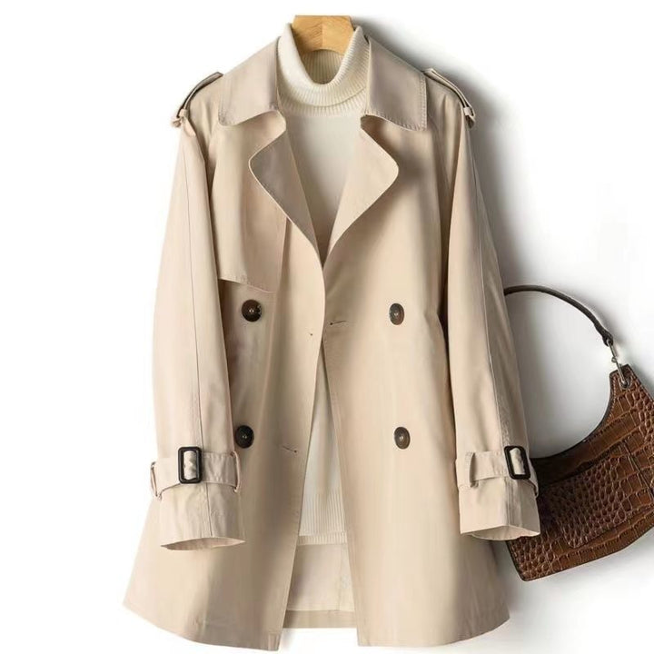 Amarae | Classic Double-Breasted Trench Coat - Versatile Urban Style
