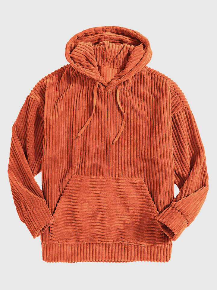 Lune London | Komfort ribbed velvet hoodie