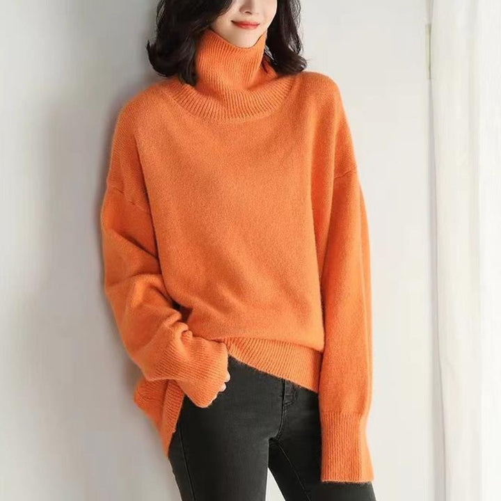 Lune London | Turtleneck Sweater - Soft Knit - Loose Fit - Long Sleeves