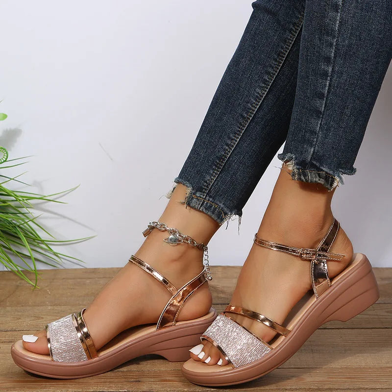 Lune London | Orthopedic Wedge Sandals