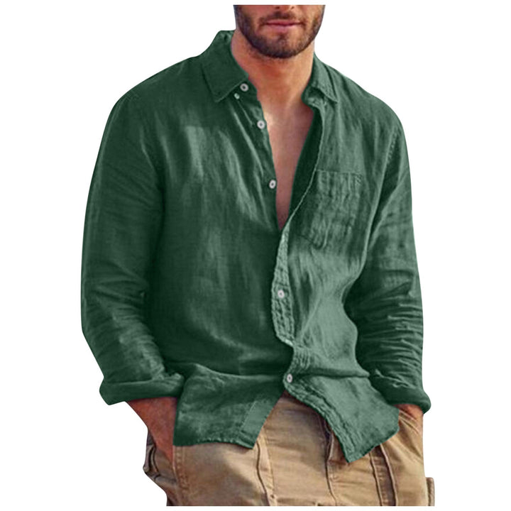 Amarae | Linen T-Shirt V-Neck Men