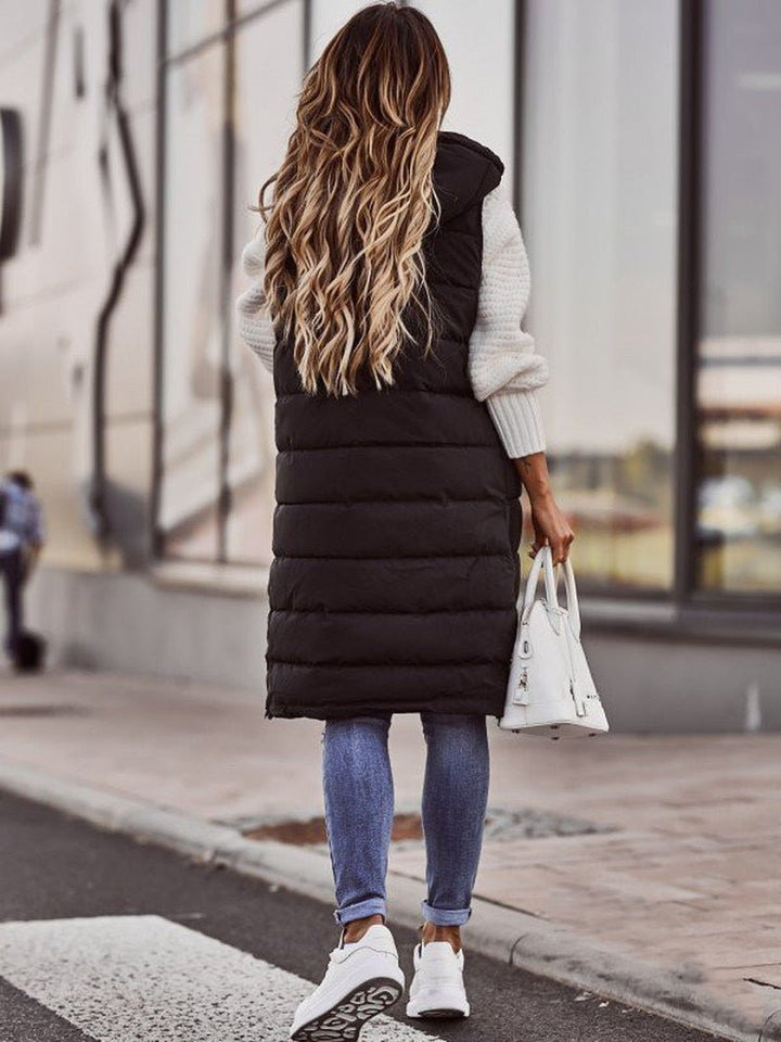 Amarae | Long Quilted Gilet for Women