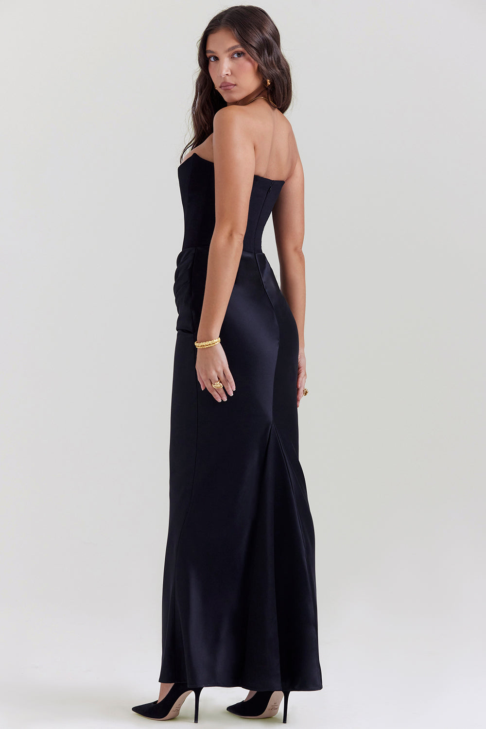 Lune London | Elegant Strapless Corset Dress