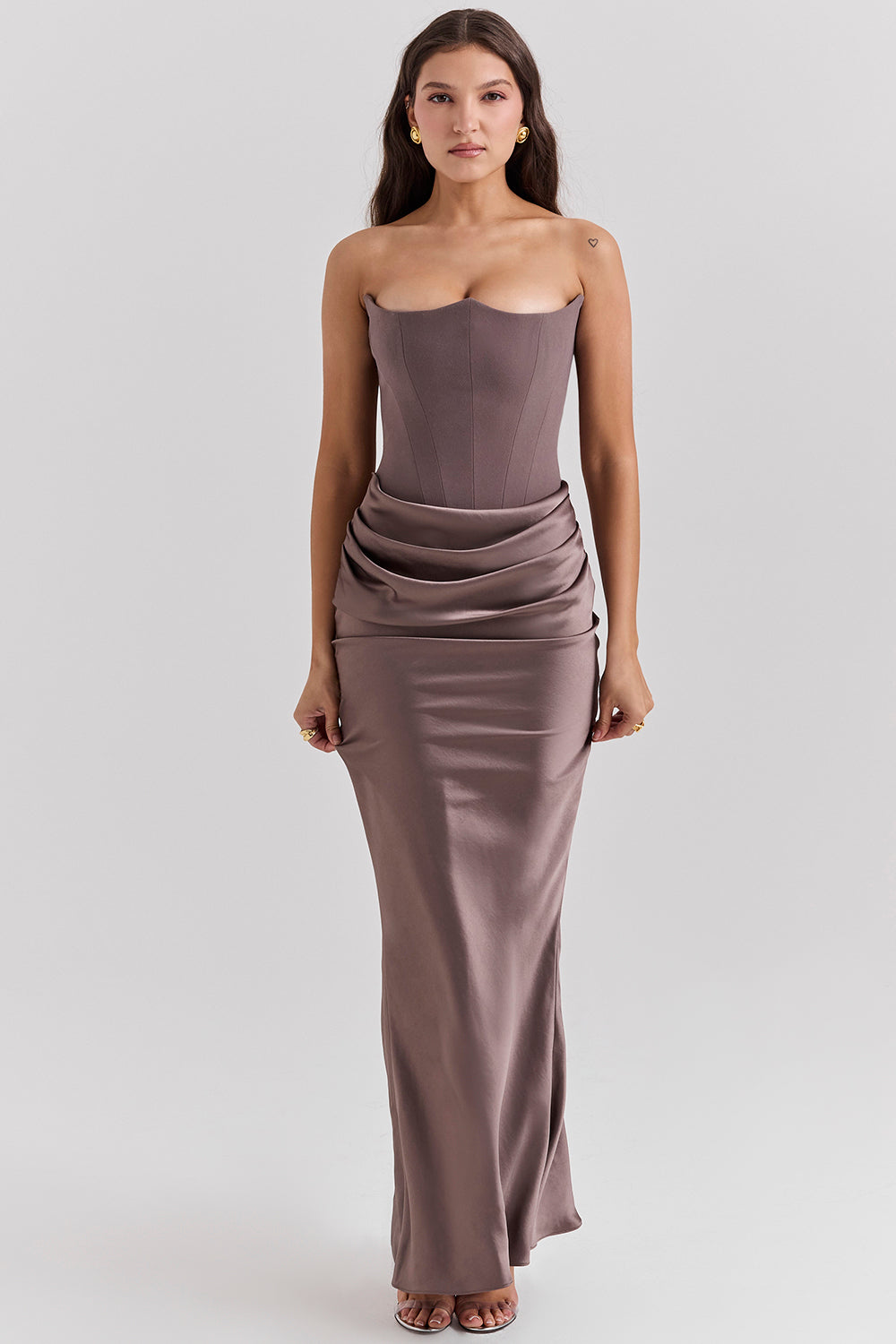Lune London | Elegant Strapless Corset Dress