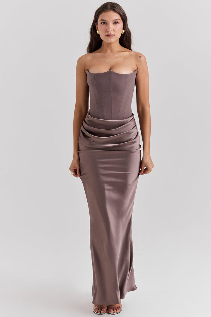 Lune London | Elegant Strapless Corset Dress