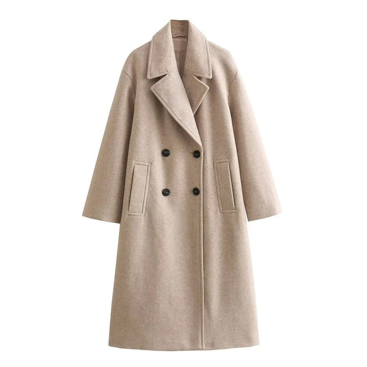 Lune London | Elegant long coat for women - Elegant design - Warm winter coat