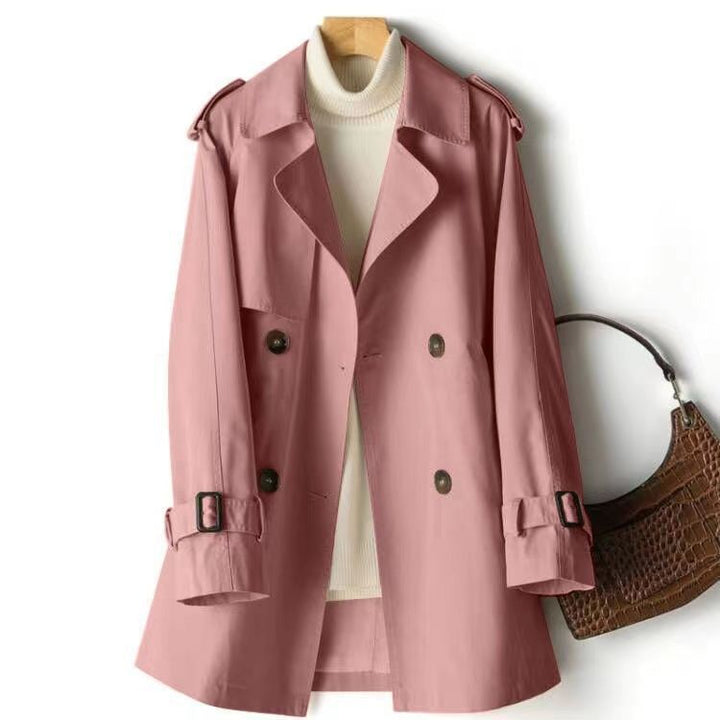 Amarae | Classic Double-Breasted Trench Coat - Versatile Urban Style