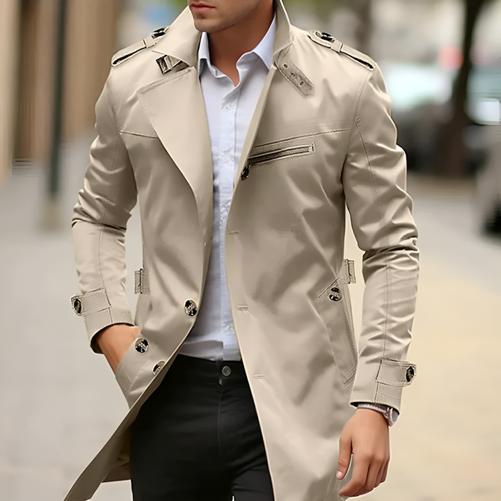 Amarae | Stylish Casual Trench Coat for Men