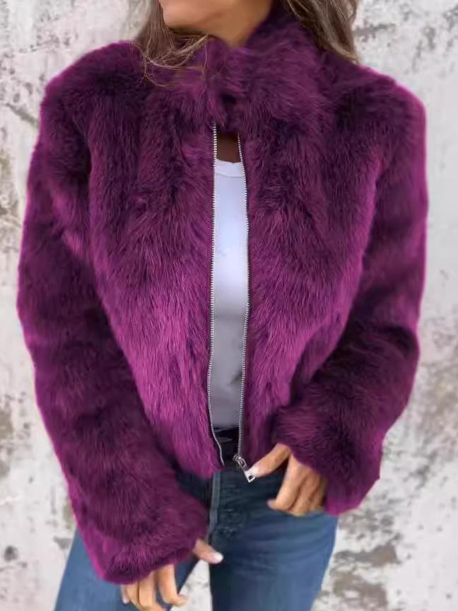 Amarae | Women's winter coat soft - Beige - Warm and comfortable