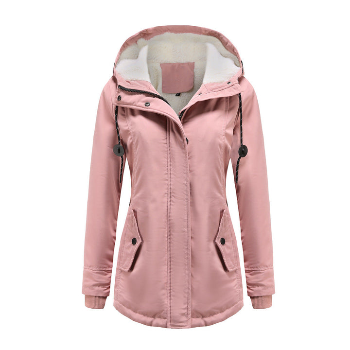 Winter coat | Warm parka coat with hood for women