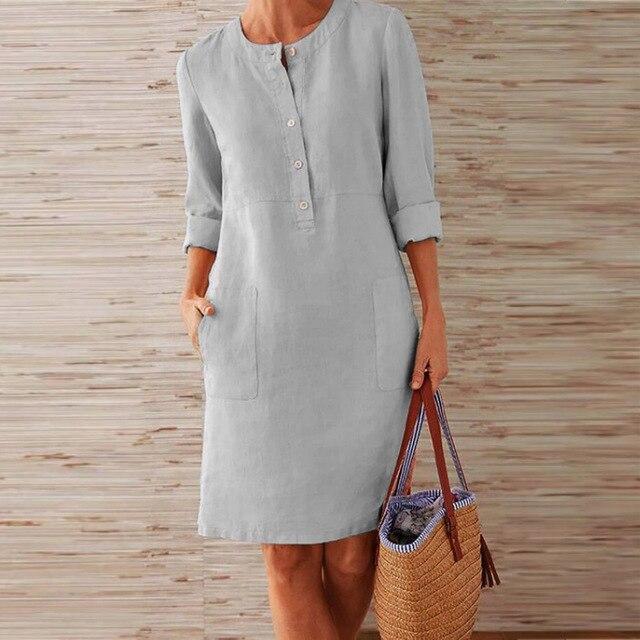 Lune London | Dress Made of Midi Length for Women