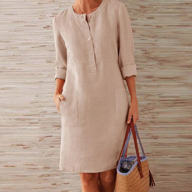 Lune London | Dress Made of Midi Length for Women