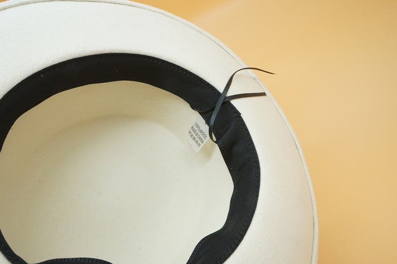 Lune London | Bow White Wool Hat
