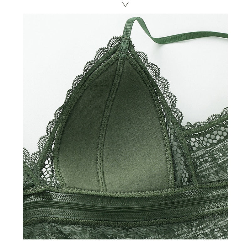 Lune London | Backless Lace Triangle Bra